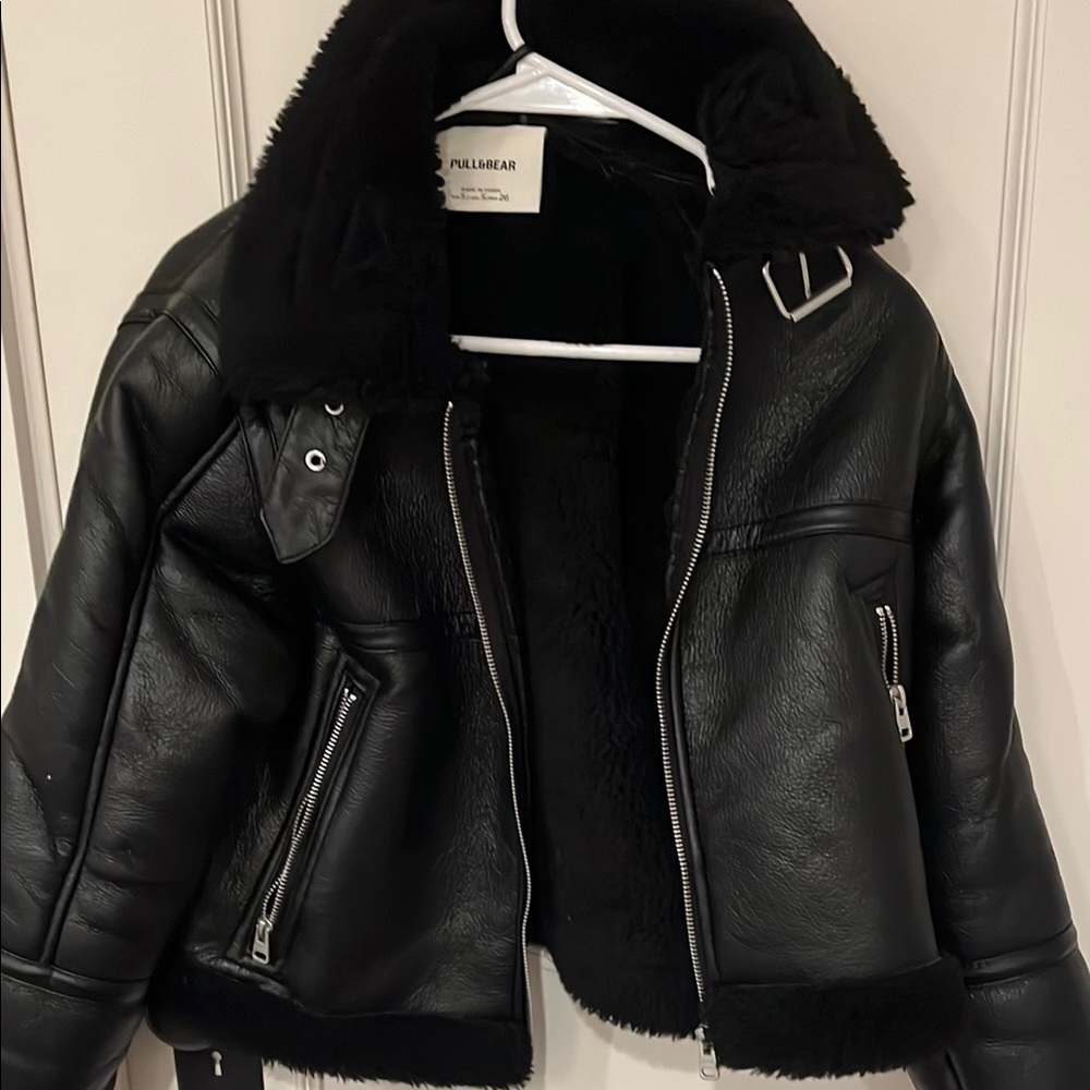 Pull&Bear Women's Black Jacket